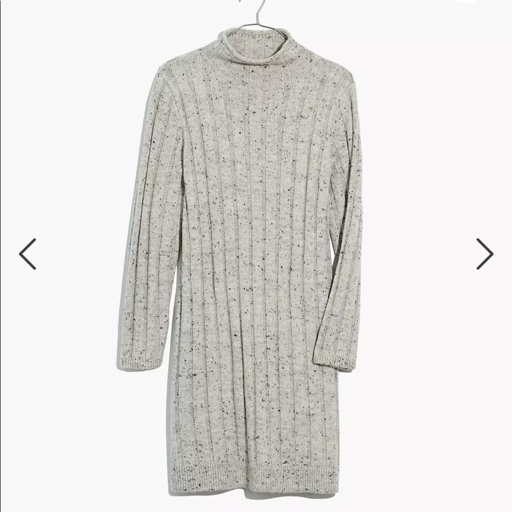 NWT Madewell Donegal Rolled Mockneck Sweater Dress